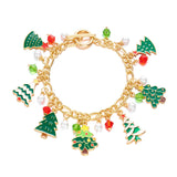 Christmas Tree Charm Bracelet