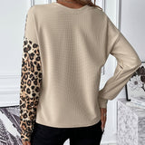 Colorblock Crewneck Knit Top