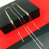 Gold & Silver Long Tassel Ear Threads