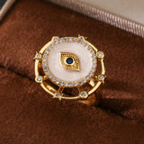 Multi - Style Spinning Snowflake Zircon Rings