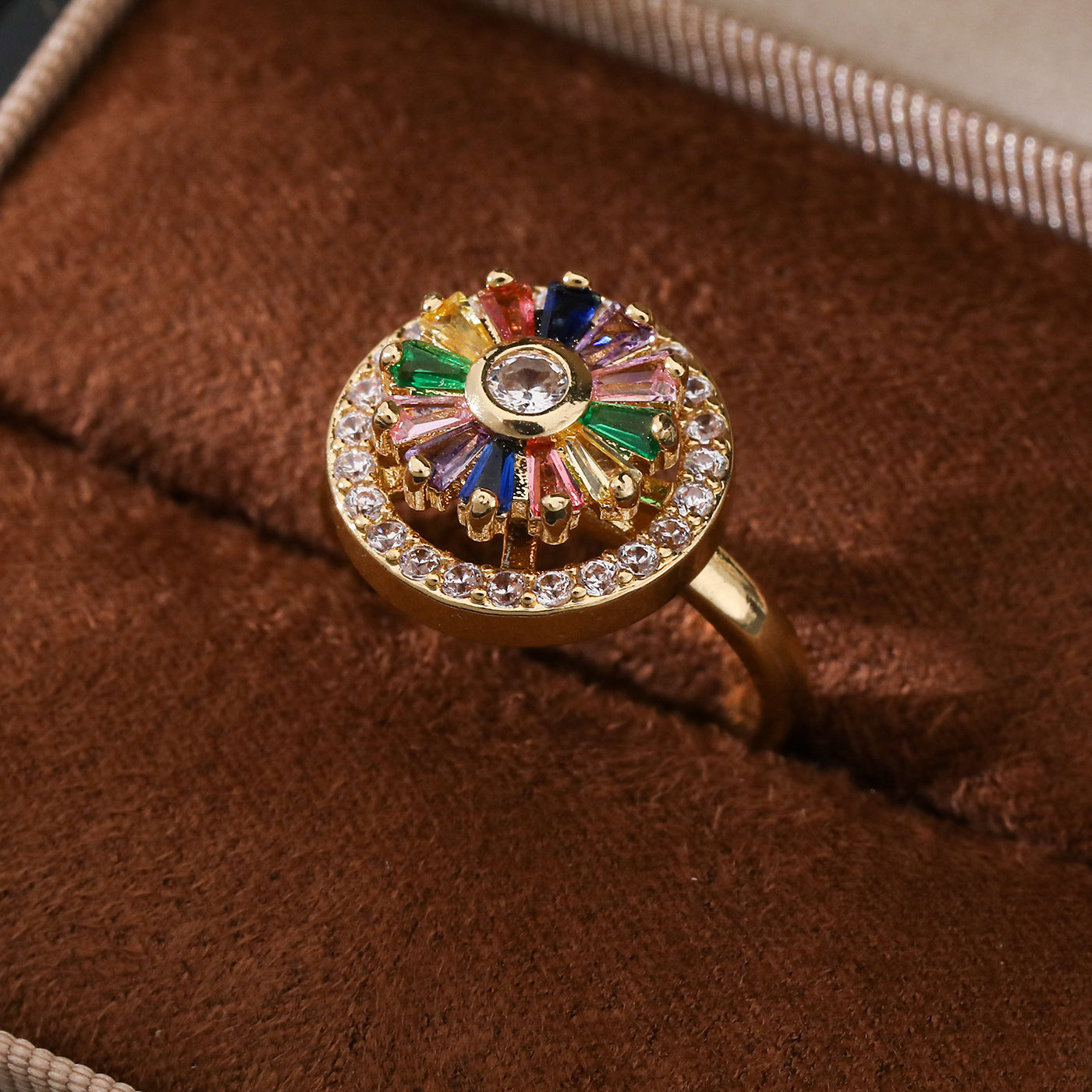 Multi - Design Spinning Zircon Rings