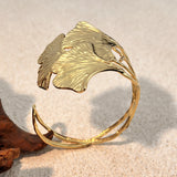 Ginkgo leaf bracelet