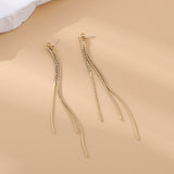 Sparkling Diamond Tassel Ear Threads