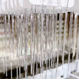 Gold & Silver Long Tassel Ear Threads