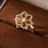 Multi - Design Spinning Zircon Rings