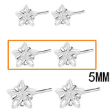 Shiny Zircon Star Stud Earrings