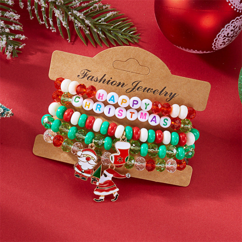 Product: Christmas Beaded Bracelet Sets