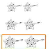 Shiny Zircon Star Stud Earrings