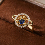 Multi - Design Spinning Zircon Rings