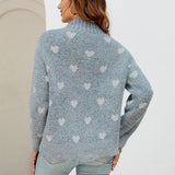 Mock Neck Bouclé Sweater