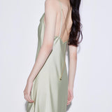 Silk Suspender dress