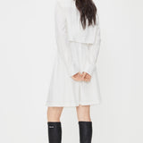 Collar Short Skirt Shirt Dress Set