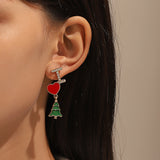 Product I Love Christmas Tree Earrings