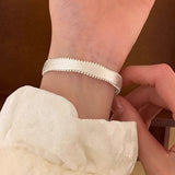 925 Silver Brushed Matte Wide Cuff Bracelet