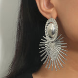 Statement Radiant Drop Earrings