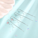 Rose Wave Tassel Ear Threads