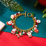 Santa Claus Charm Christmas Bracelet