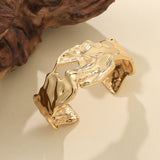 Irregular Lava - Inspired Open Cuff Bracelet