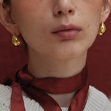 Minimalist Oval Ball S925 Stud Earrings