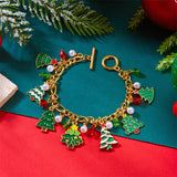 Christmas Tree Charm Bracelet