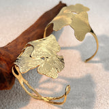 Ginkgo leaf bracelet
