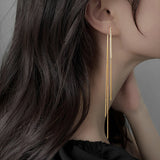 Sparkling Diamond Tassel Ear Threads