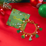 Christmas Tree Charm Bracelet