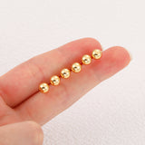 Gold Ball Stud Earrings