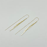 Gold & Silver Long Tassel Ear Threads