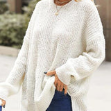 Oversized Textured Knit Sweater