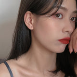 Silver - Plated Hook Back Earrings