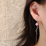 Rose Wave Tassel Ear Threads