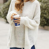 Oversized Textured Knit Sweater