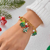 Christmas Tree Charm Bracelet