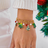 Christmas Tree Charm Bracelet