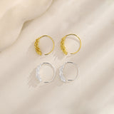 Wheat Ear Hoop Earrings