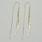 Gold & Silver Long Tassel Ear Threads