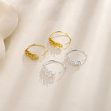 Wheat Ear Hoop Earrings