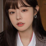 Twisted Double - Layer Hoop Earrings