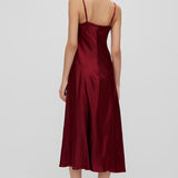 V-Neck Silky Dress