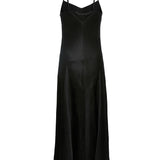 V-Neck Silky Dress