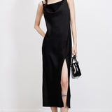 Silk Suspender dress