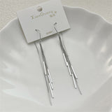 Gold & Silver Long Tassel Ear Threads