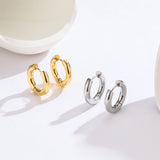 Minimalist Titanium Steel Hoop Earrings