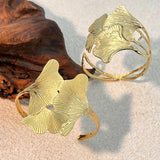 Ginkgo leaf bracelet