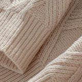 Textured Diamond Knit Sweater