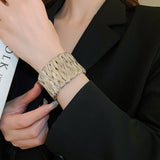 Twisted Cuff Bracelet (Gold & Silver)