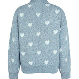 Mock Neck Bouclé Sweater
