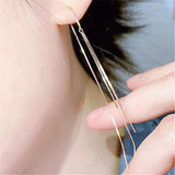 Gold & Silver Long Tassel Ear Threads