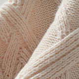 Textured Diamond Knit Sweater